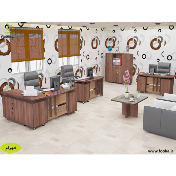 سرویس میزهای اداری مدل شهرام