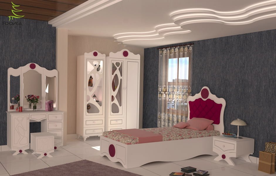 طراحی اتاق دخترانه