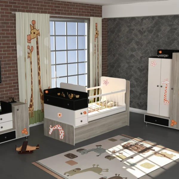 سرویس خواب نوجوان و جوان مدل زرافه